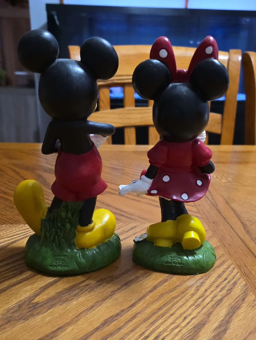 Disney Mickey & Minnie Ice Cream Cake Toppers - Red, Yellow, Green, Black